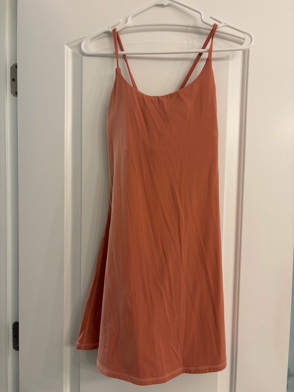 HALARA Rust Orange Mini Slip Dress